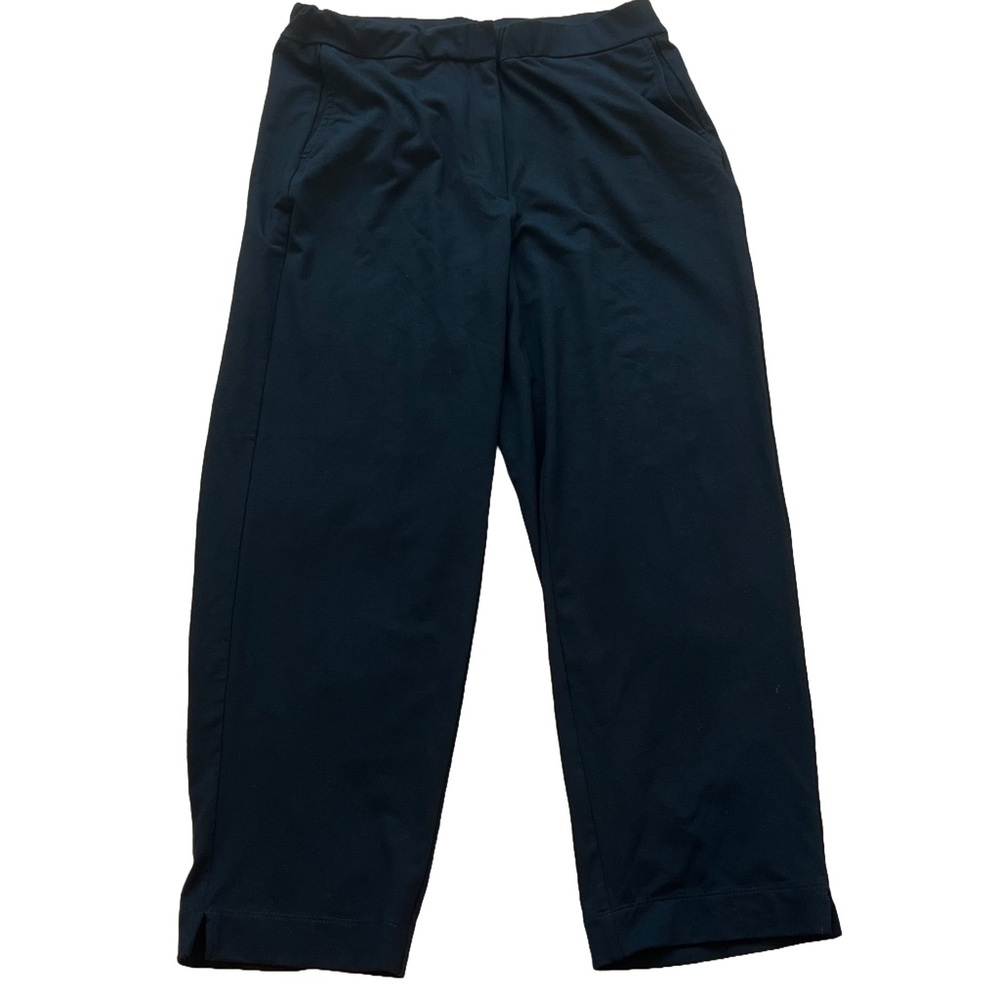 J. Jill Soft Lightweight Black Trousers Versatile Straight-Leg Pants